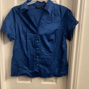 Avenue Blue Short Sleeve Dress